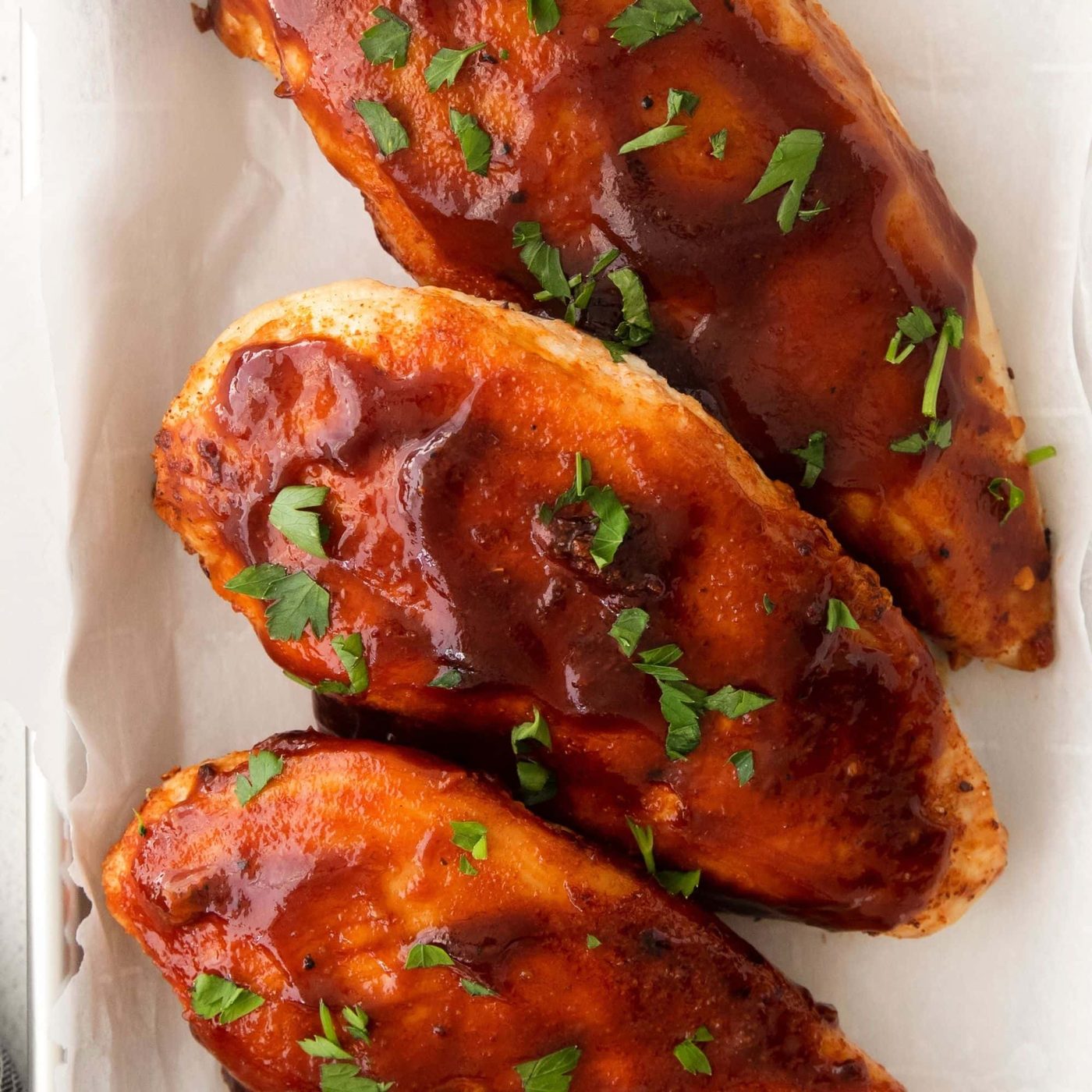Air Fryer BBQ Chicken Breasts