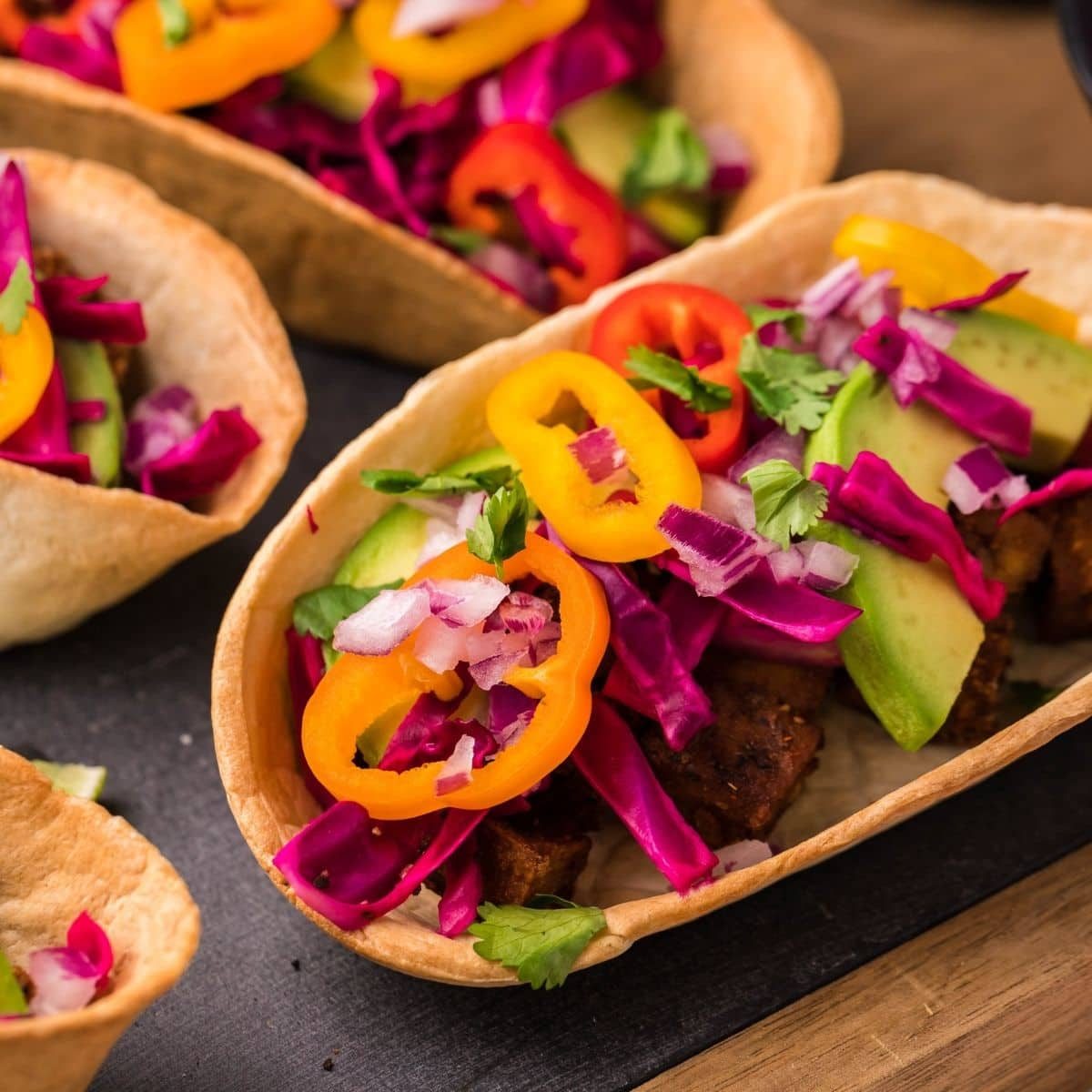Air Fryer Tofu Tacos