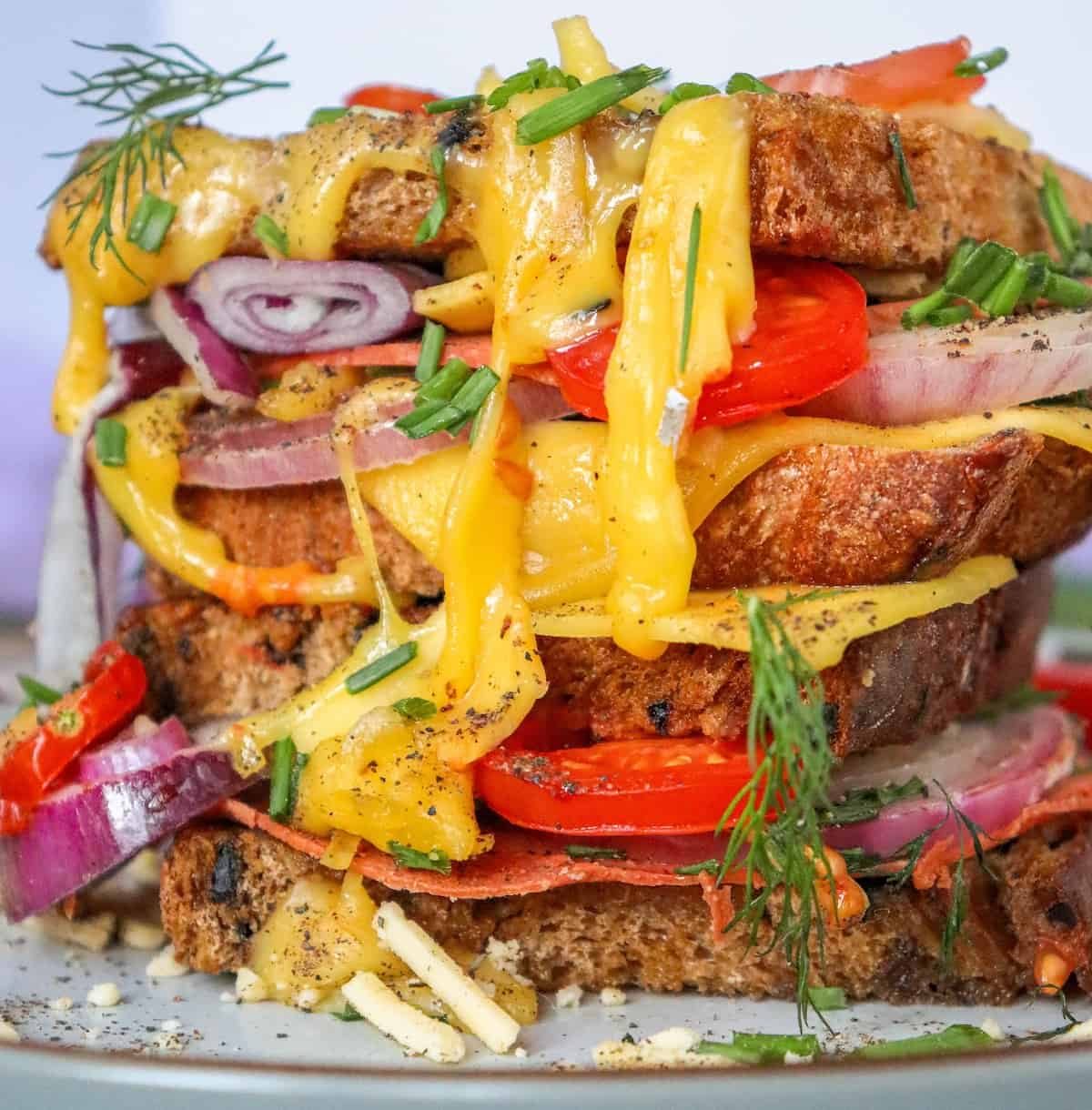 Air Fryer Vegan Melts