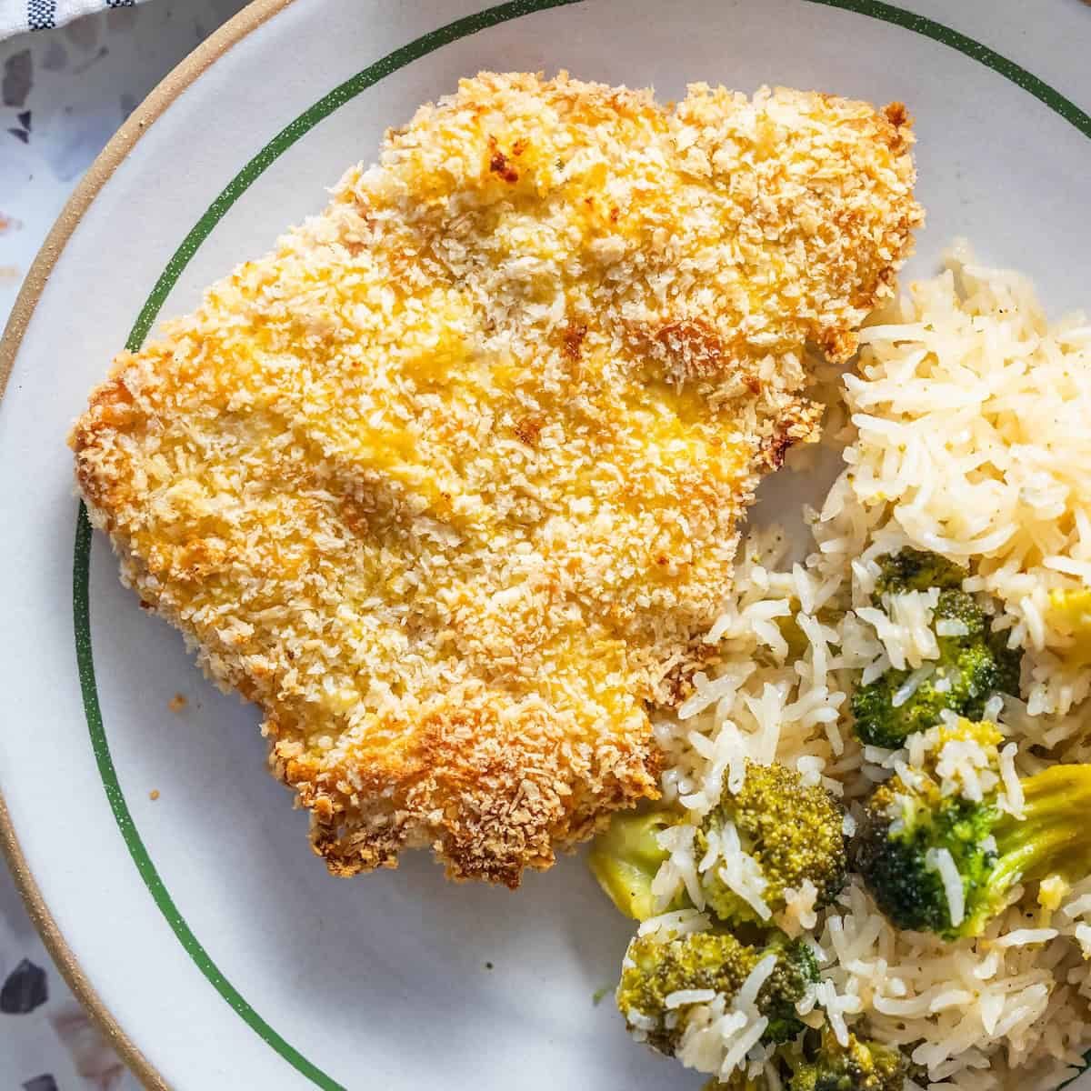 Baked Breaded Pork Chops