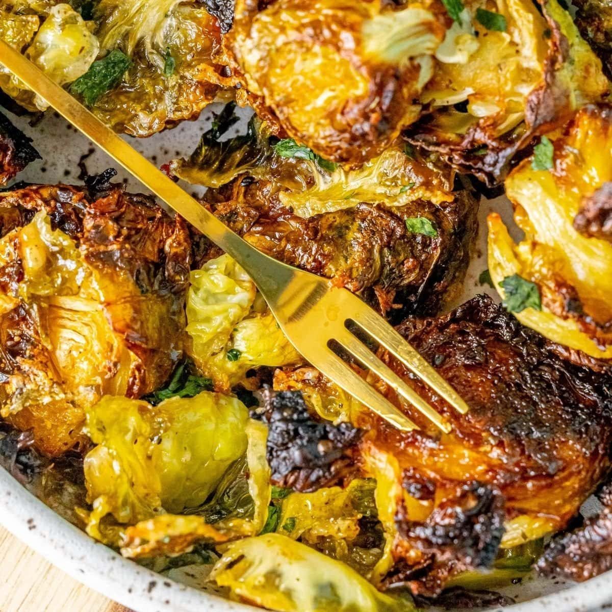 Baked Ranch Brussels Sprouts