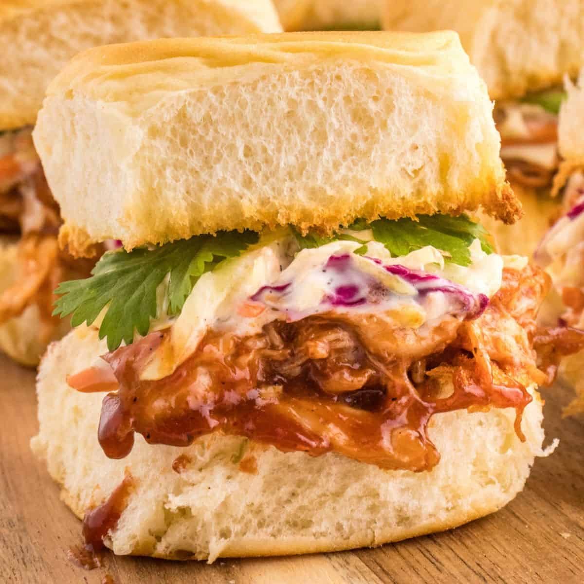 BBQ Chicken Sliders