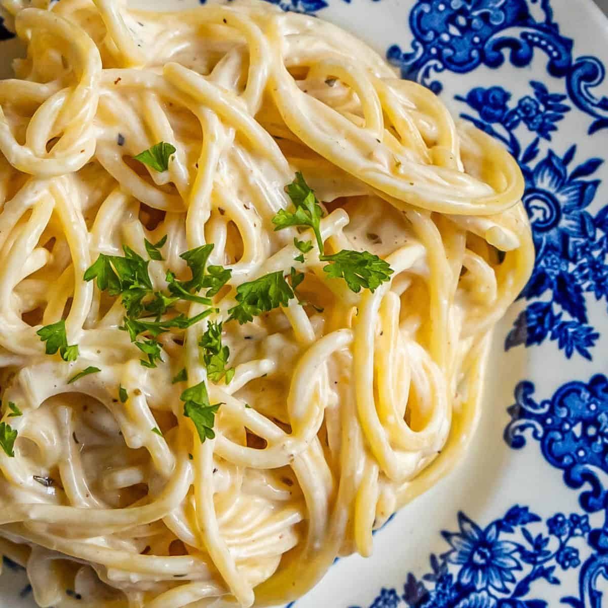 Tasting Alfredo Sauce