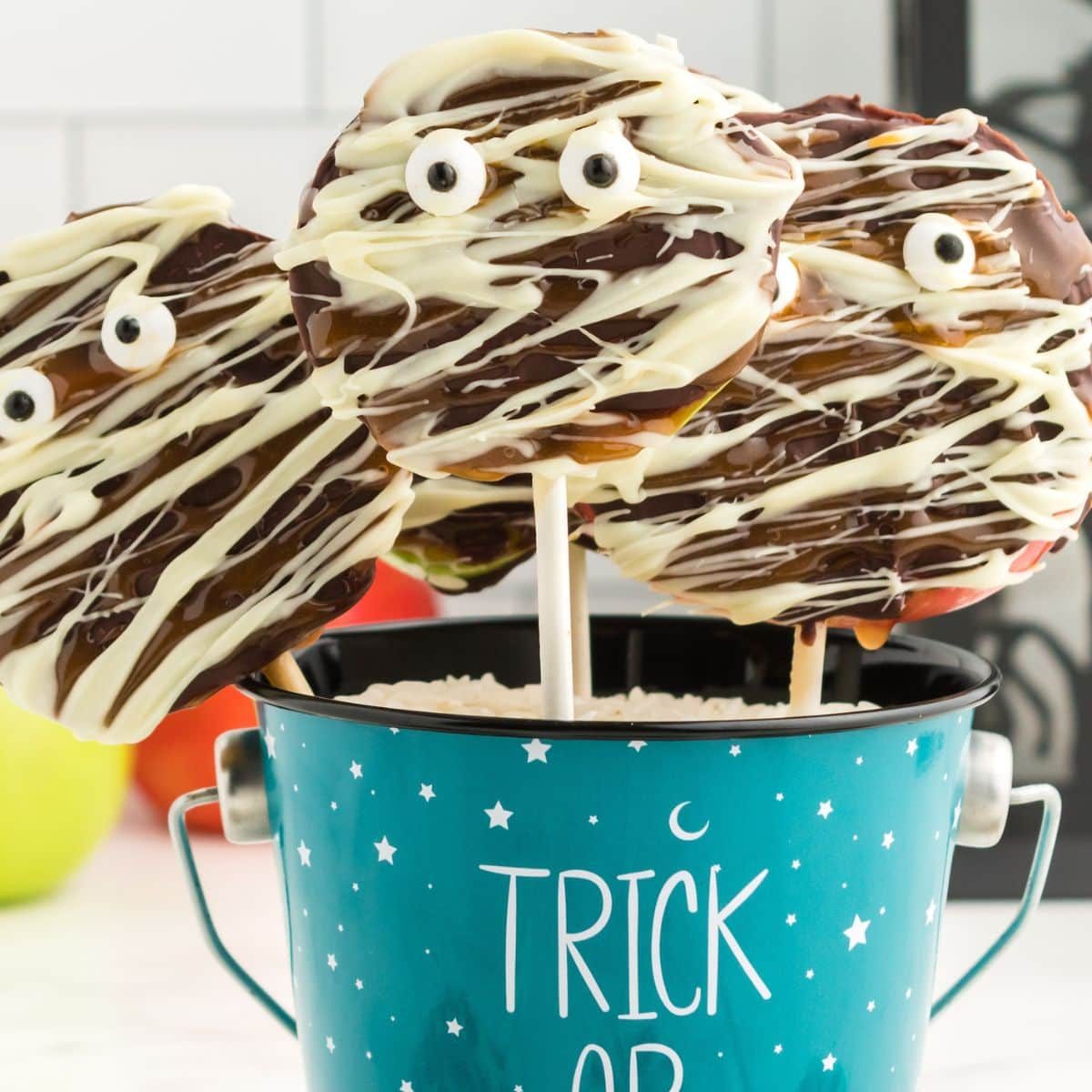 Caramel Apple Mummies