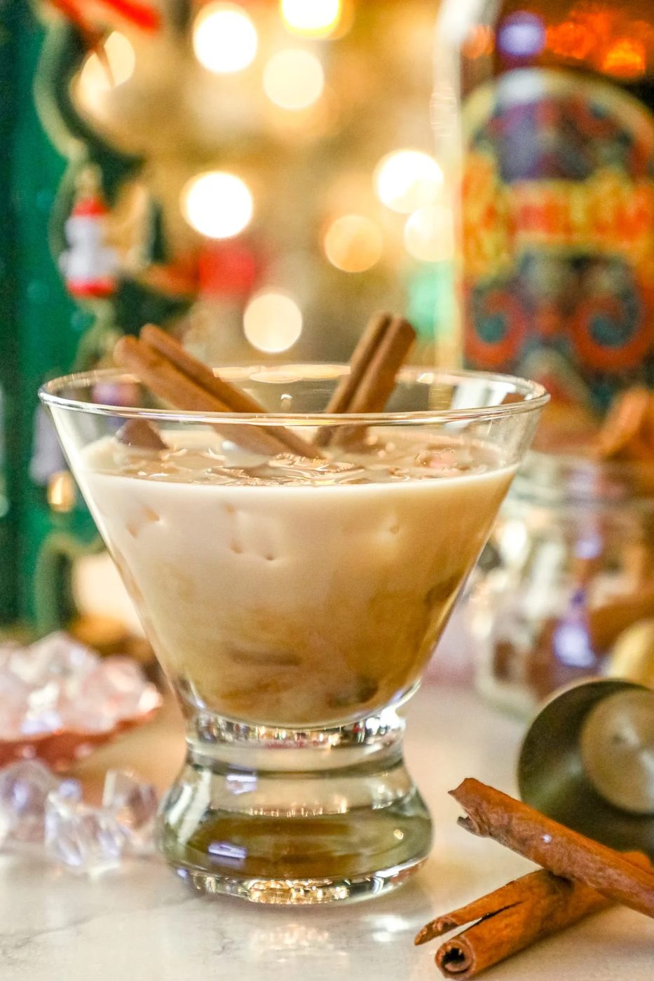 Caramel White Russian Cocktail