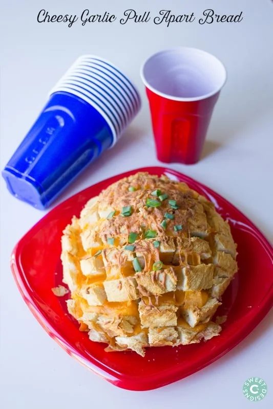 Cheesy Garlic Pull Apart Bread