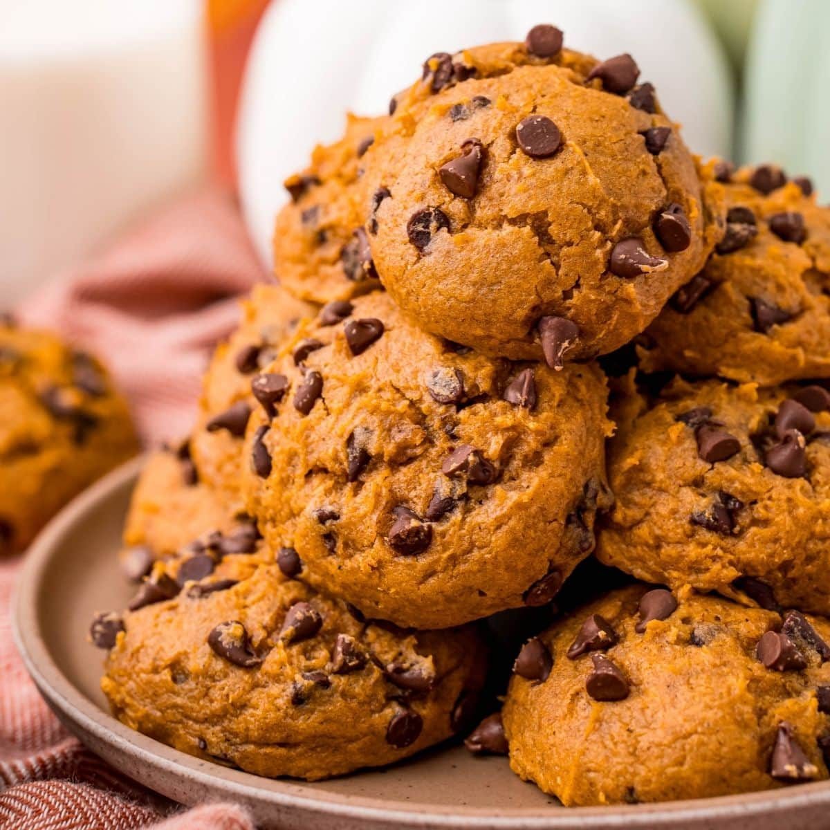 Chocolate Chip Pumpkin Spice Cookies
