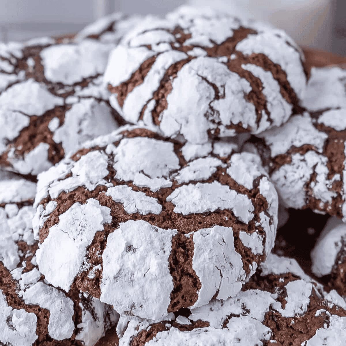 Chocolate Crinkle Cookies