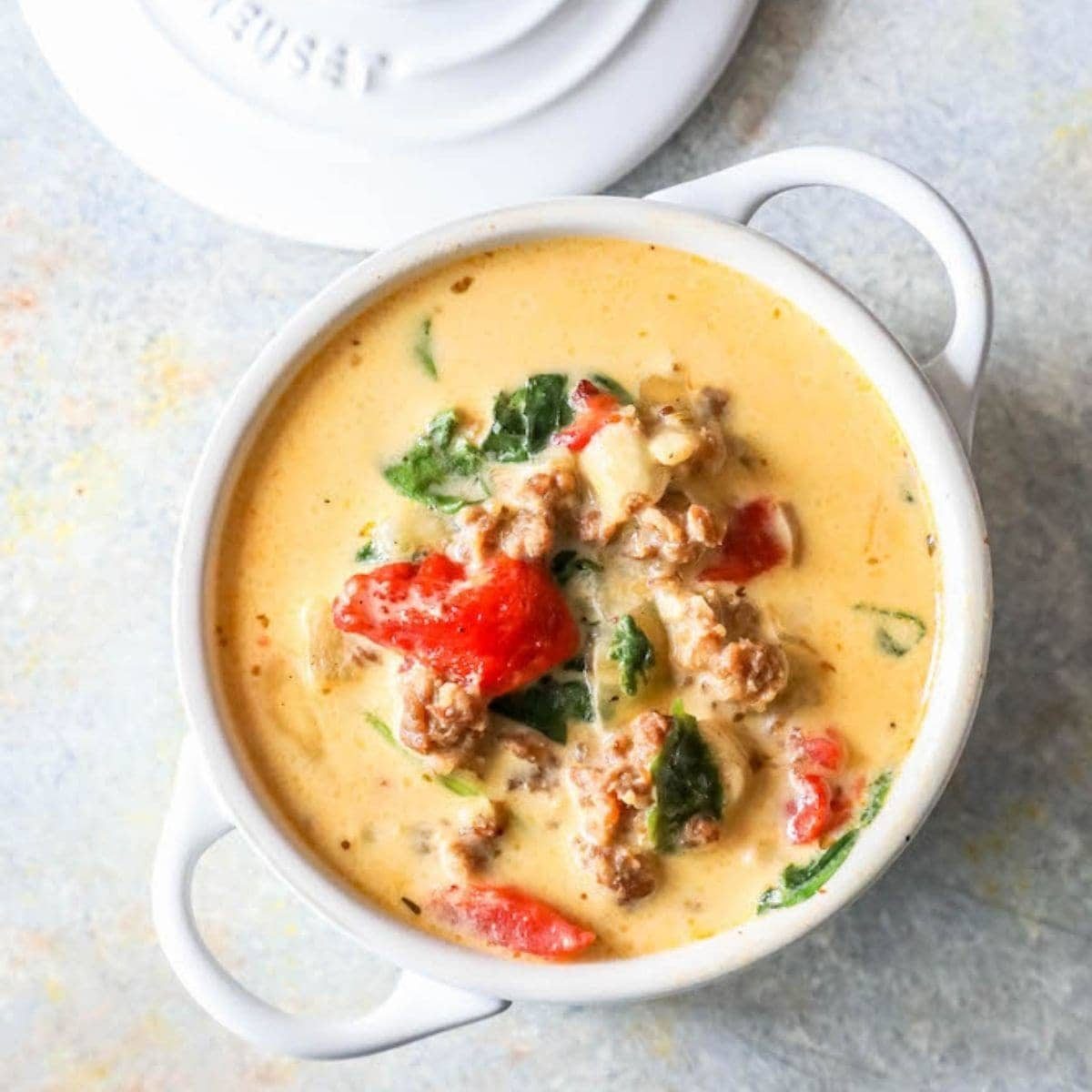 Creamy Keto Tuscan Soup