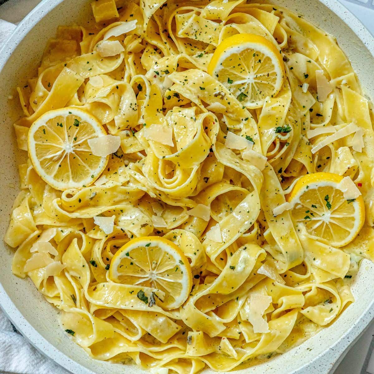 Creamy Lemon Garlic Pasta