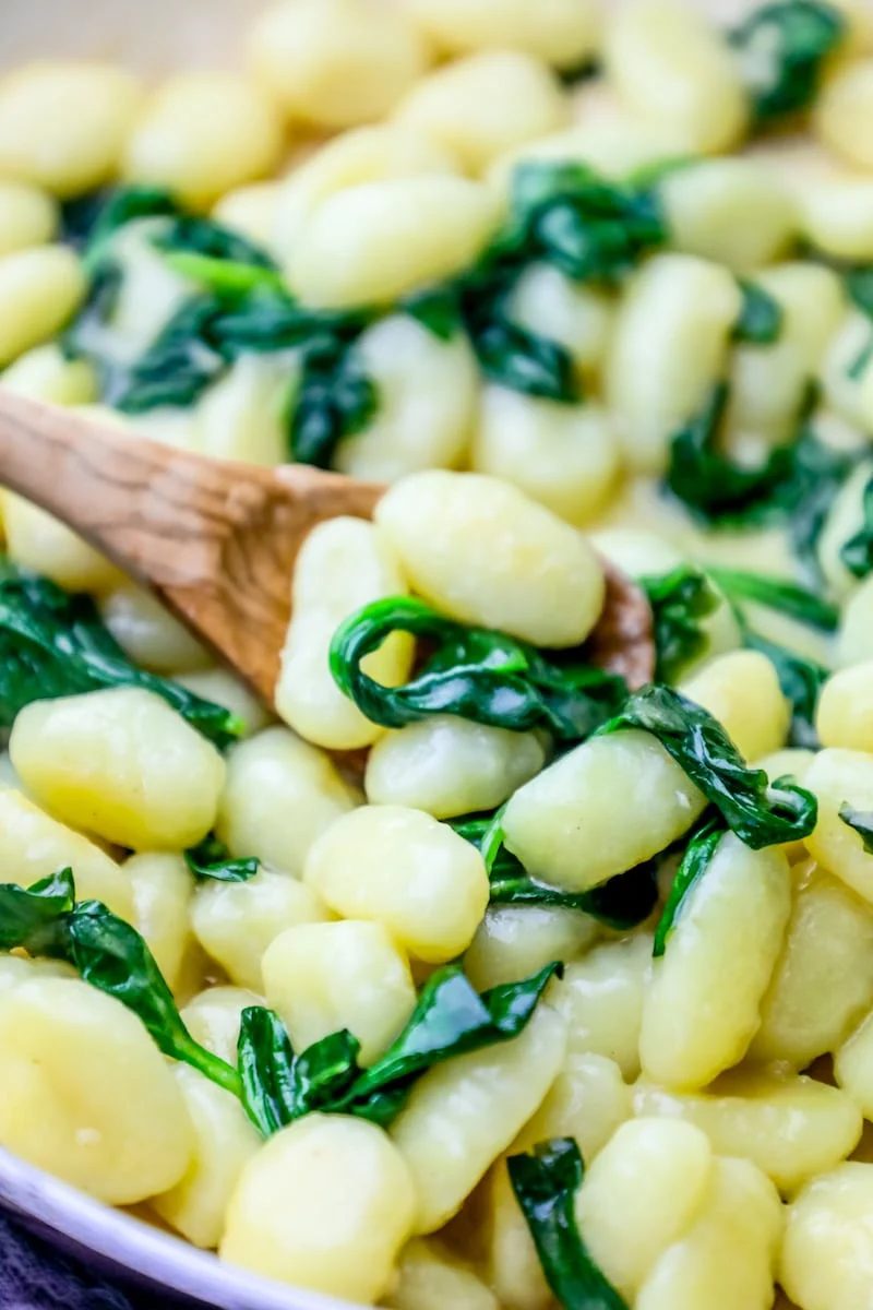 Creamy Spinach Parmesan Gnocchi