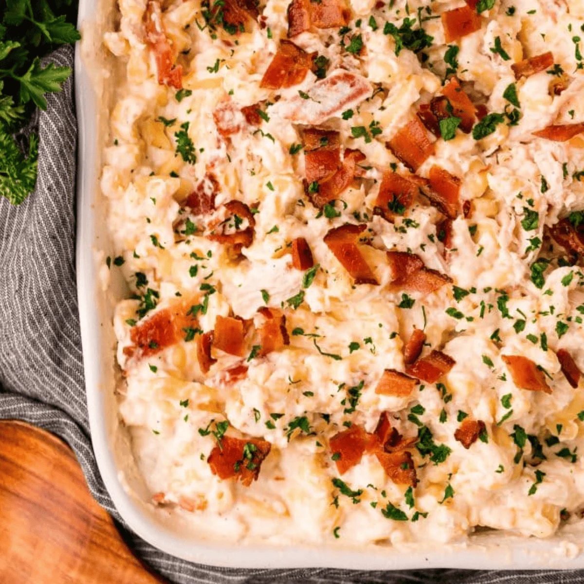 Bacon Chicken Ranch Macaroni and Cheese