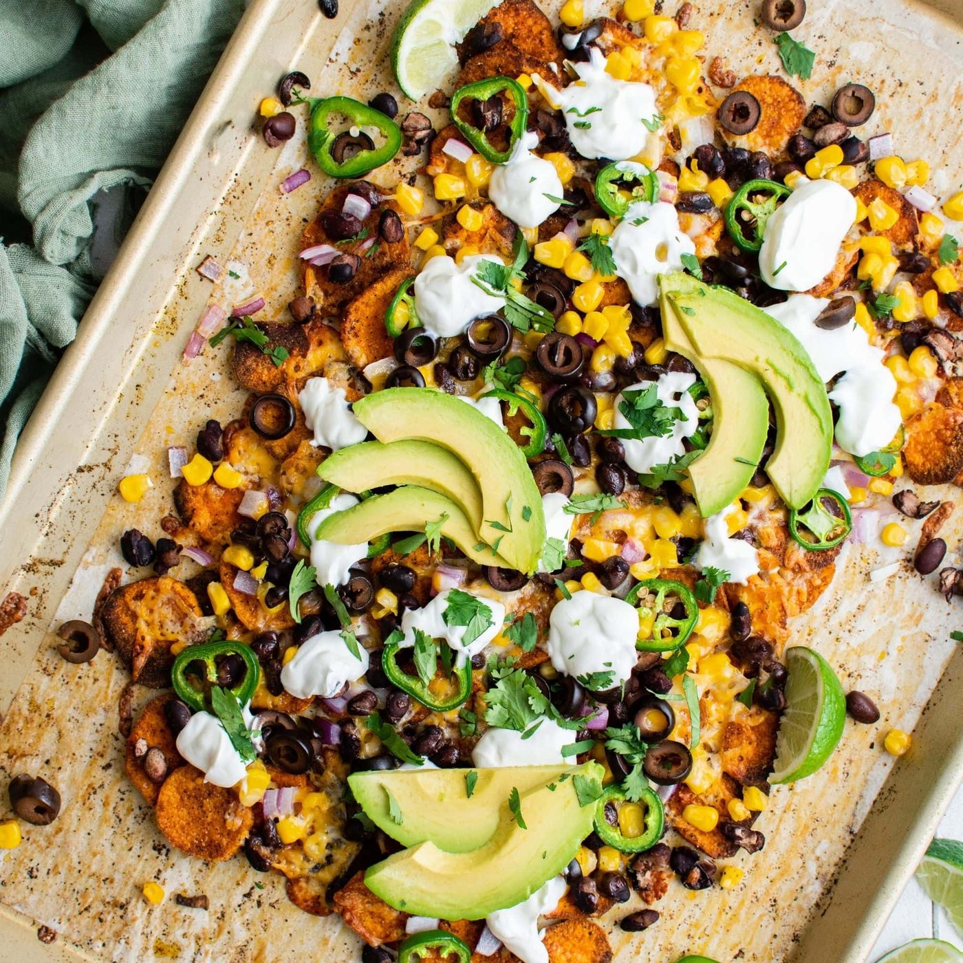 Baked Sweet Potato Nachos
