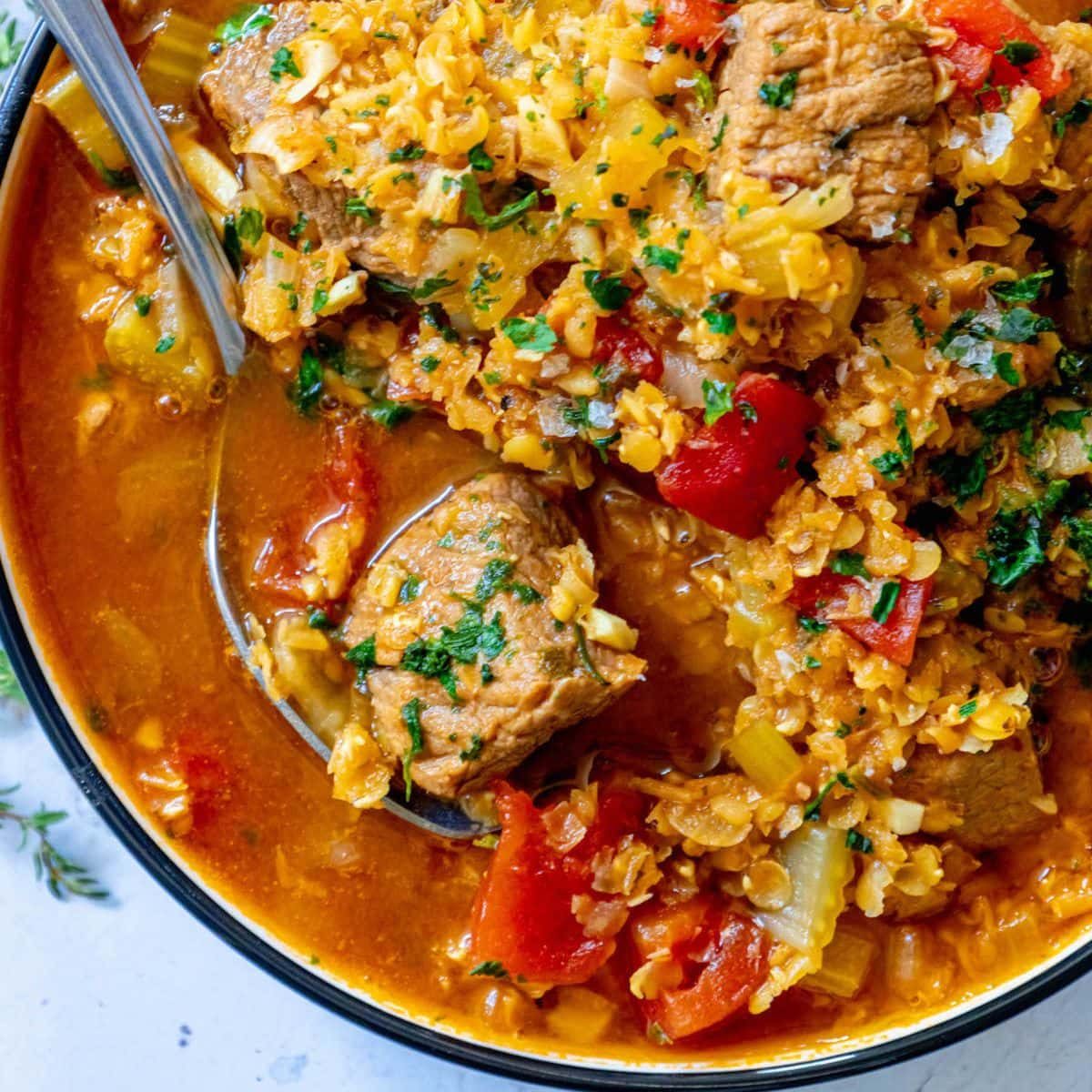 Beef and Lentil Stew