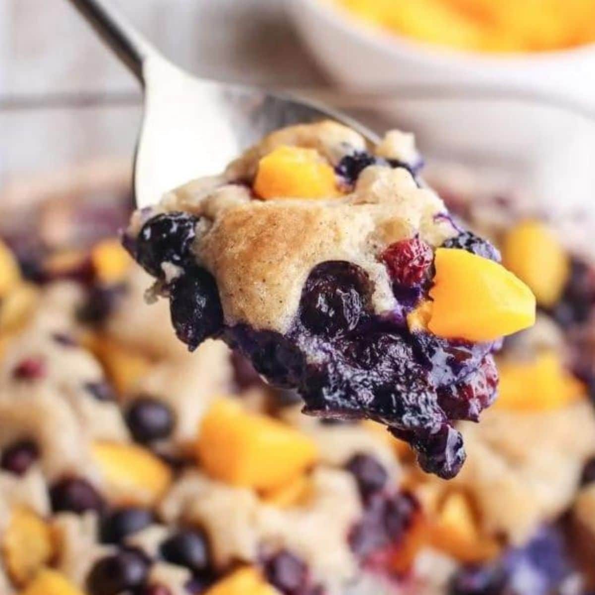 Blueberry Peach Cobbler