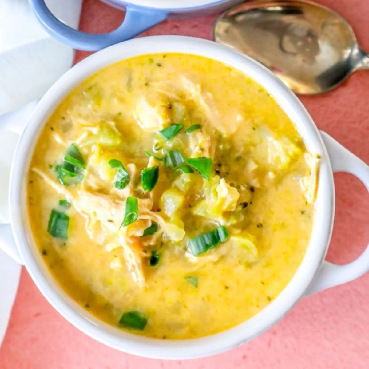 Cheesy Chicken Broccoli Soup