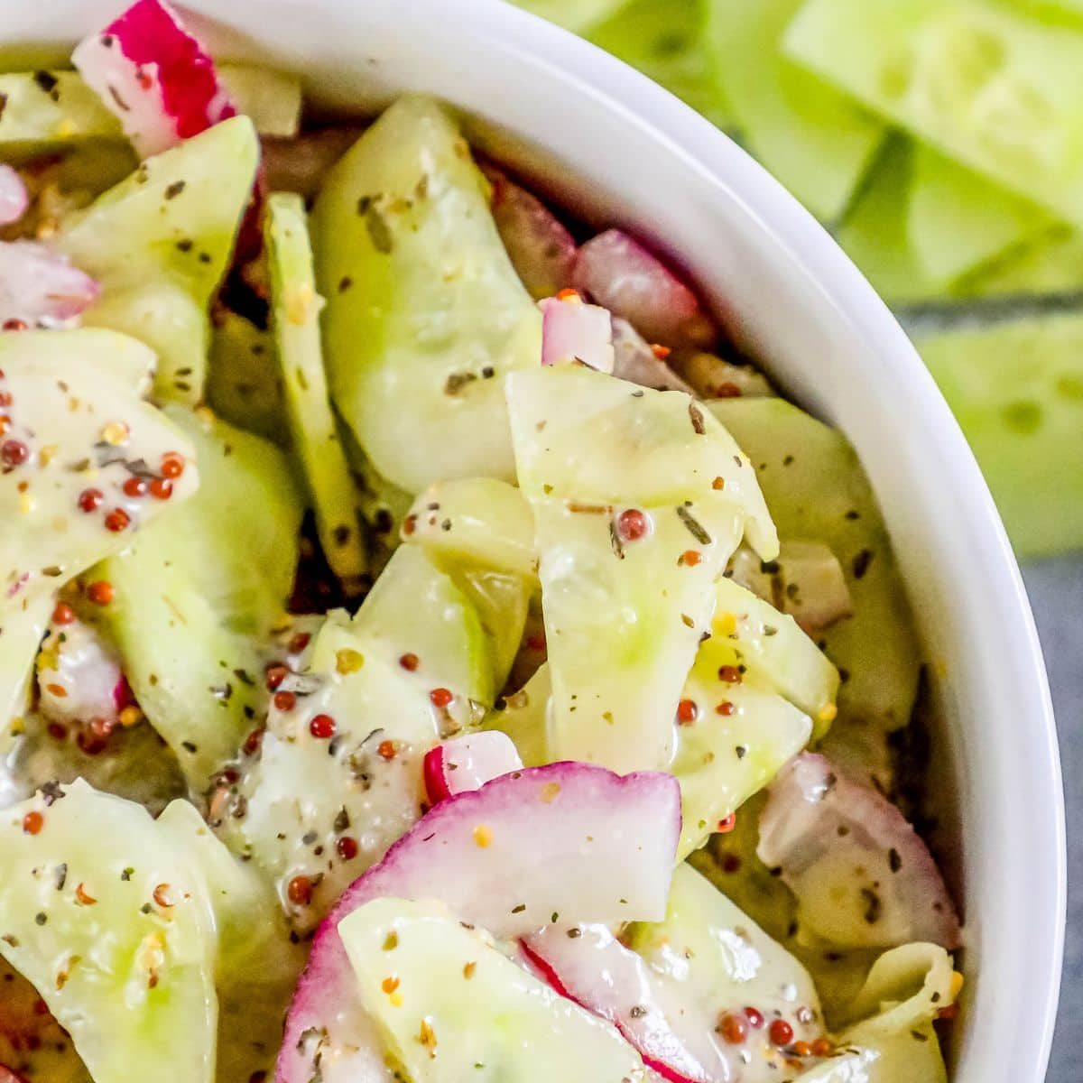 Creamy Cucumber Salad