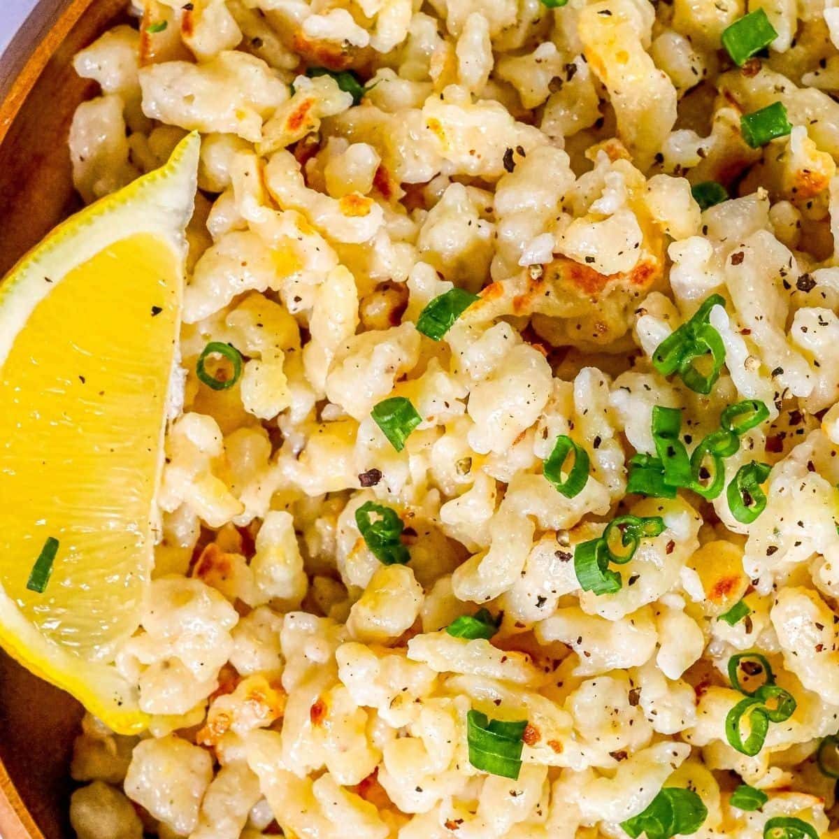For Spaetzle