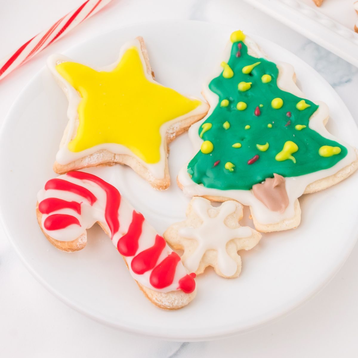 Iced Christmas Sugar Cookies