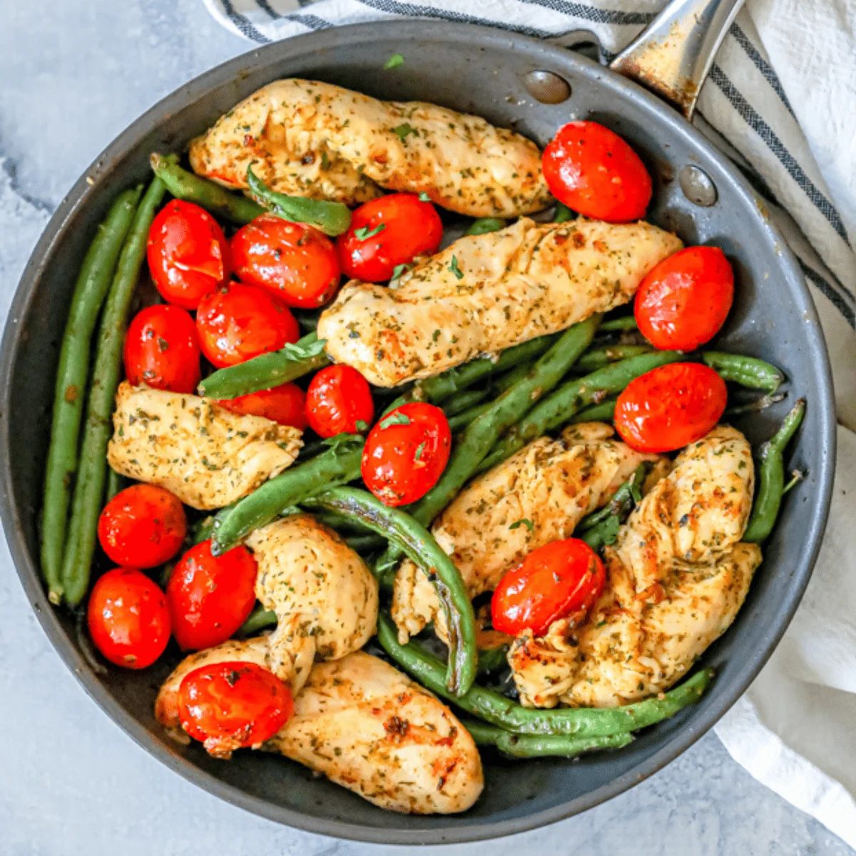 Italian Chicken and Vegetables Skillet