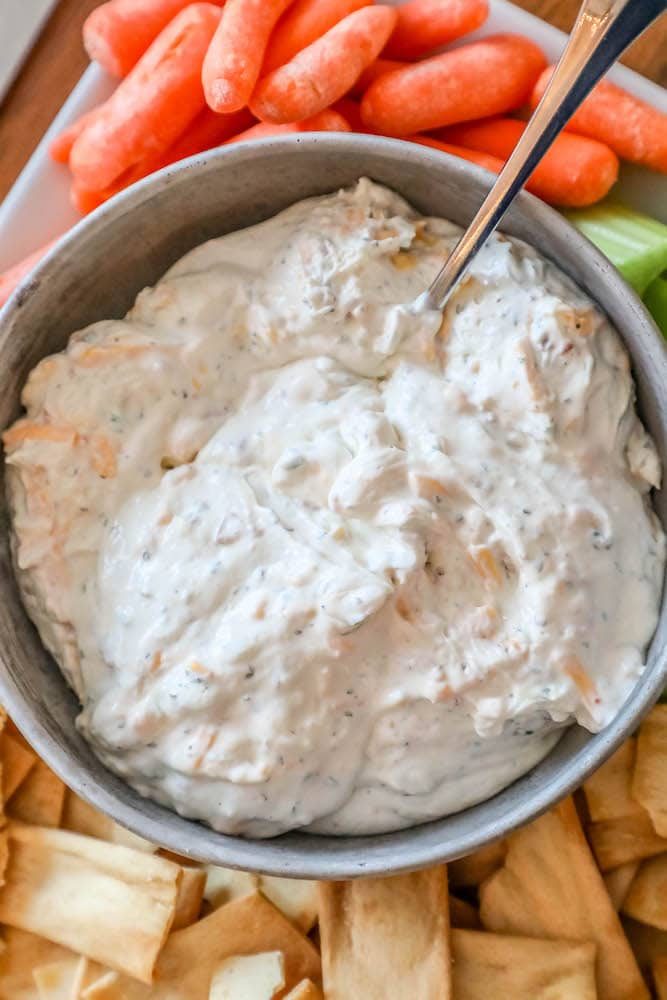 Keto Bacon Cheddar Ranch Dip