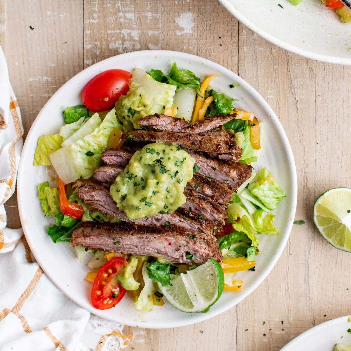 Keto Beef Fajita Salad