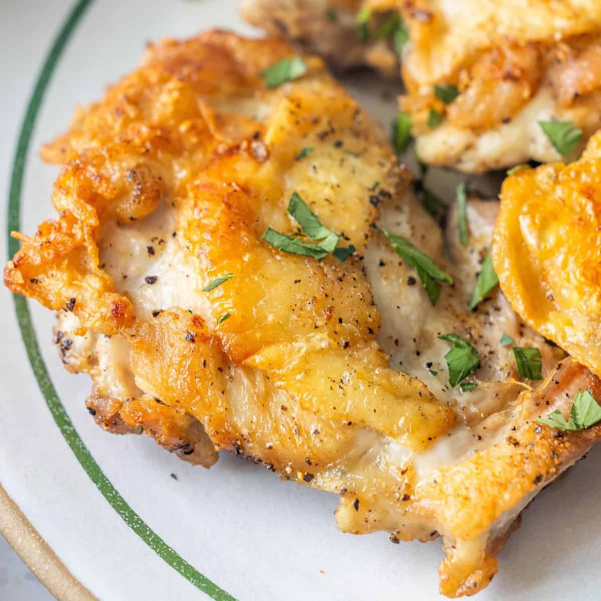 Crispy Chicken Thighs