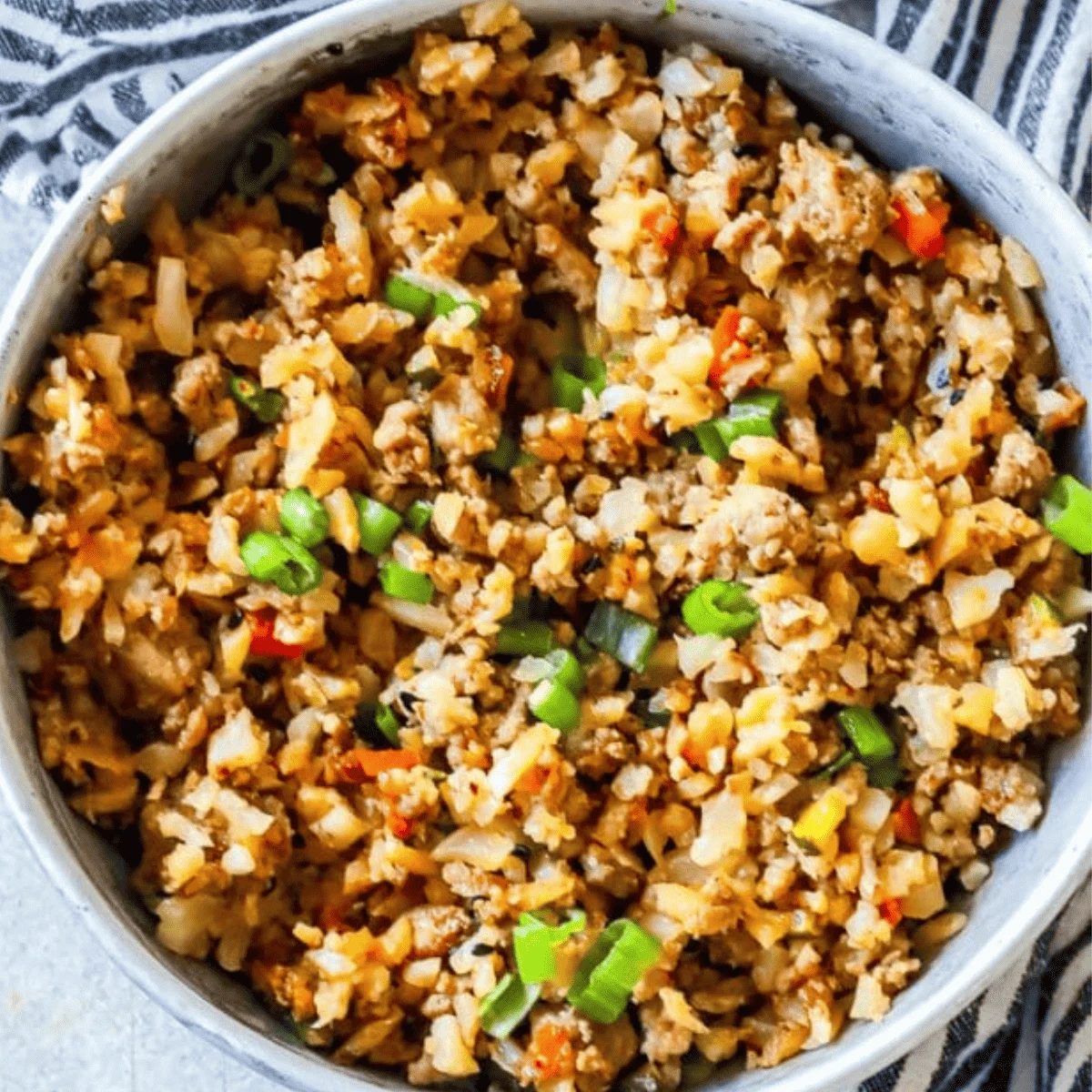 Keto Turkey Fried Rice