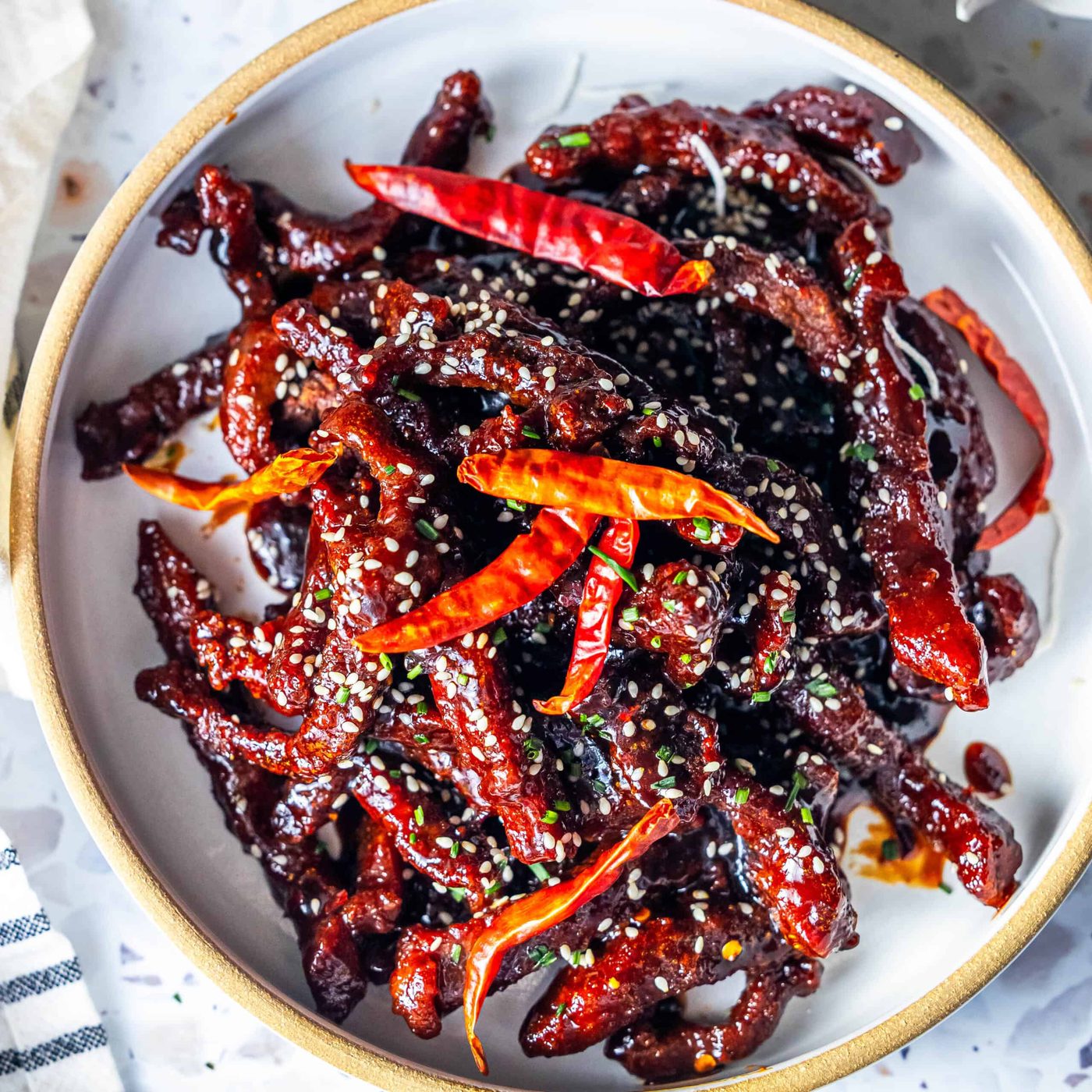 Takeout Style Mongolian Beef