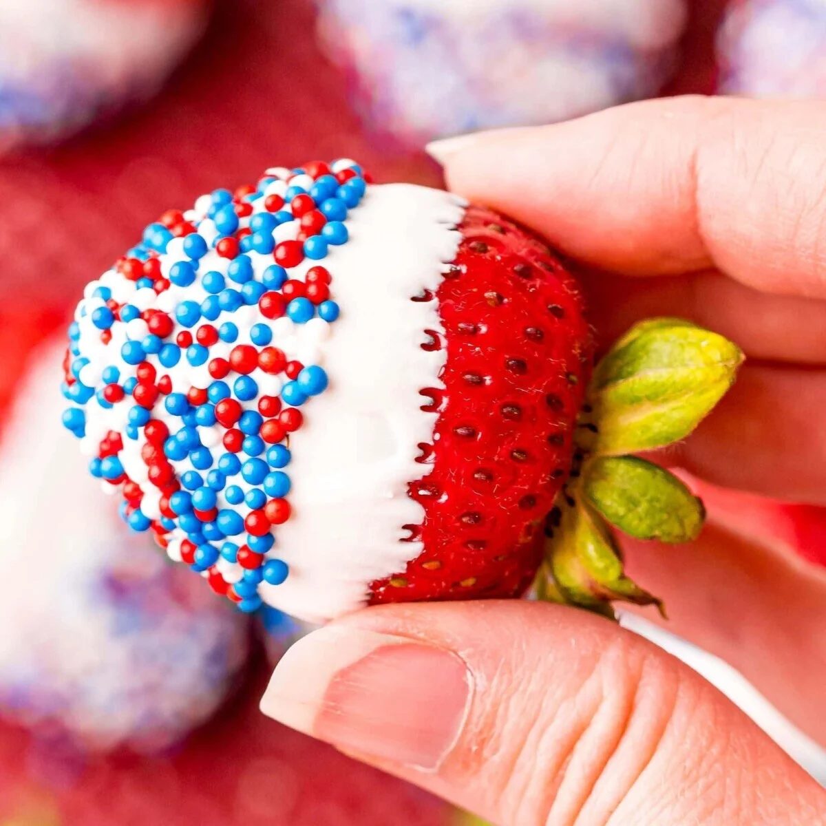 White Chocolate Dipped Strawberries