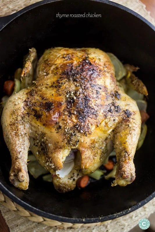 Foolproof Thyme Roast Chicken