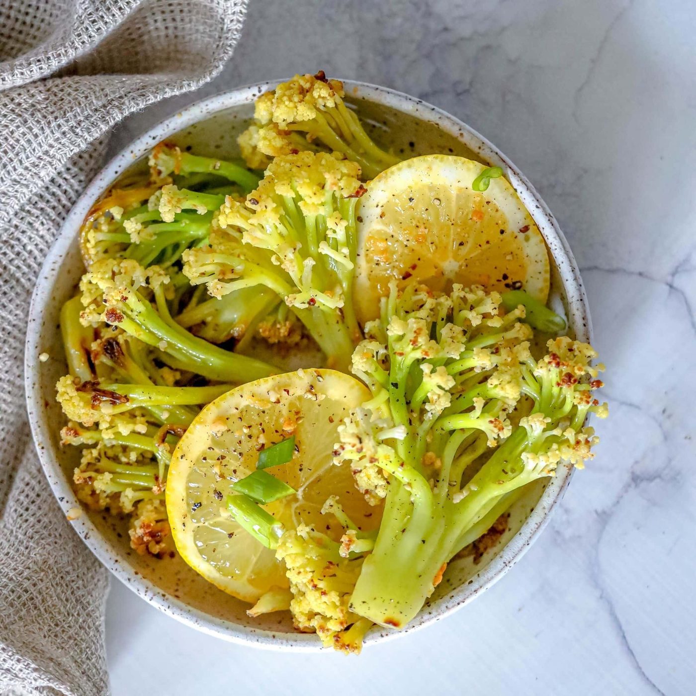 Garlic Lemon Baby Cauliflower