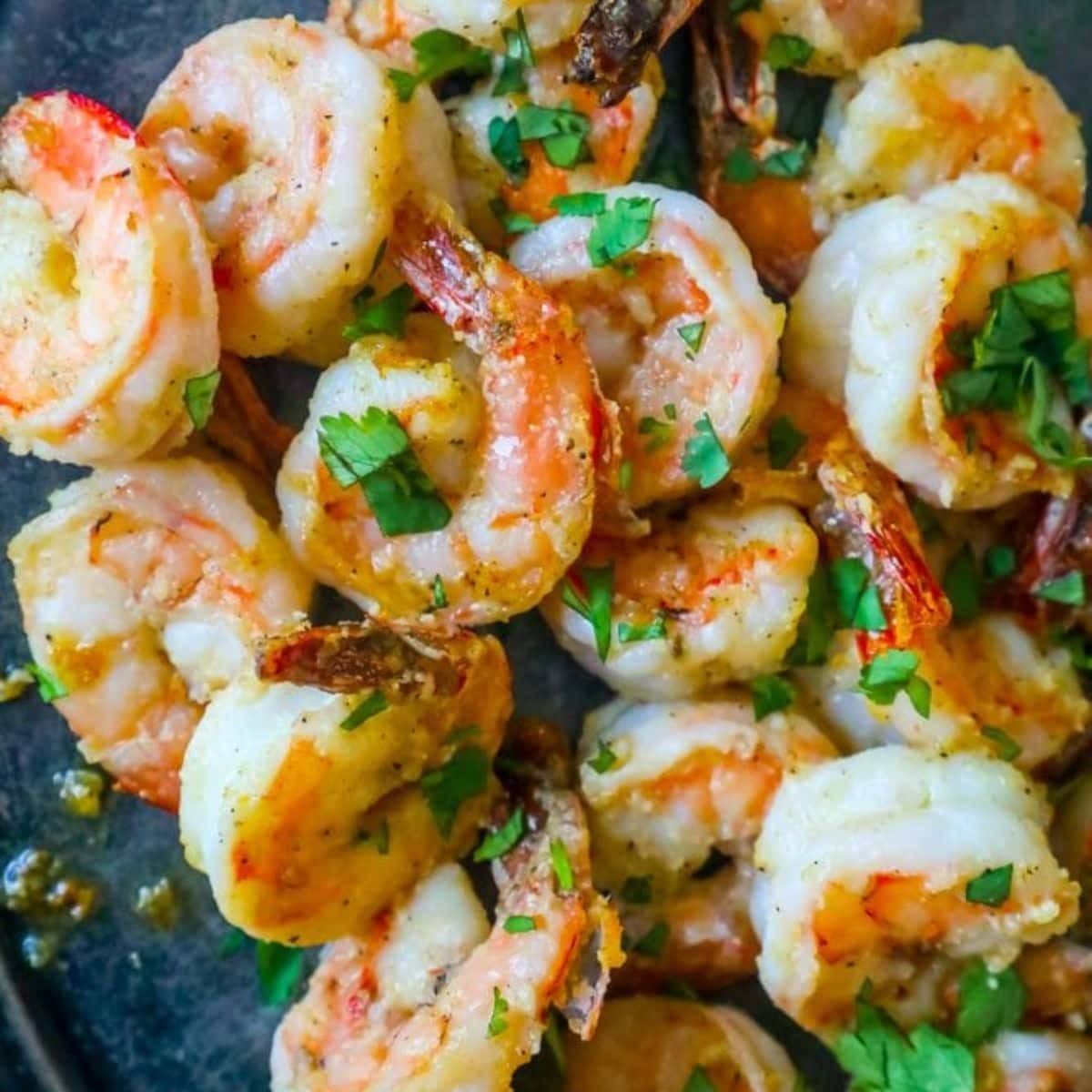 Garlic Parmesan Air Fried Shrimp