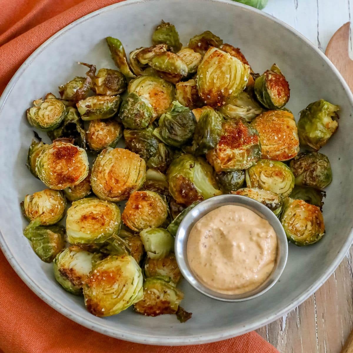 Garlic Roasted Brussels Sprouts
