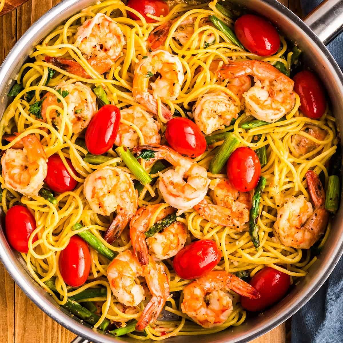 Garlic Shrimp Pasta