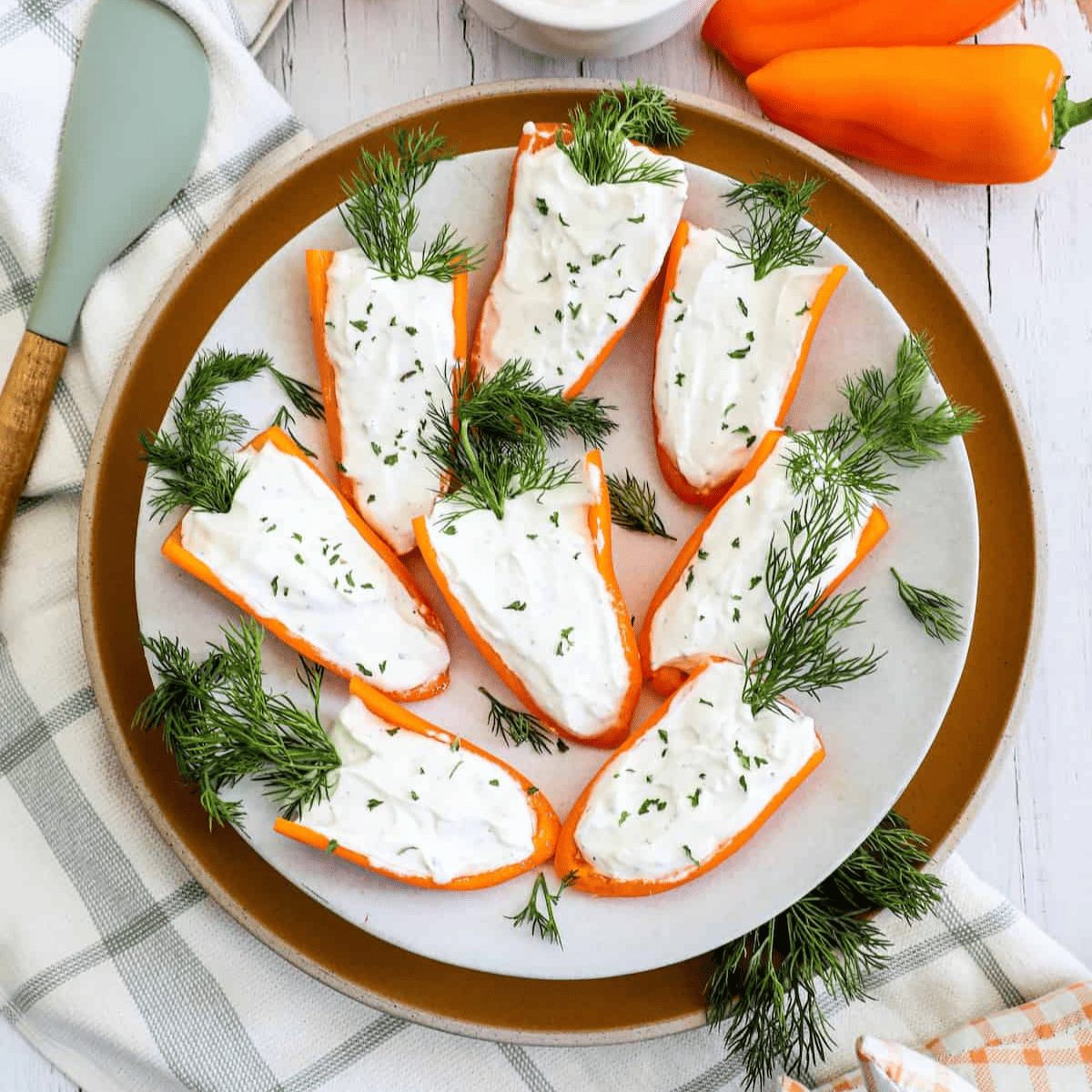 Goat Cheese Pepper Carrots