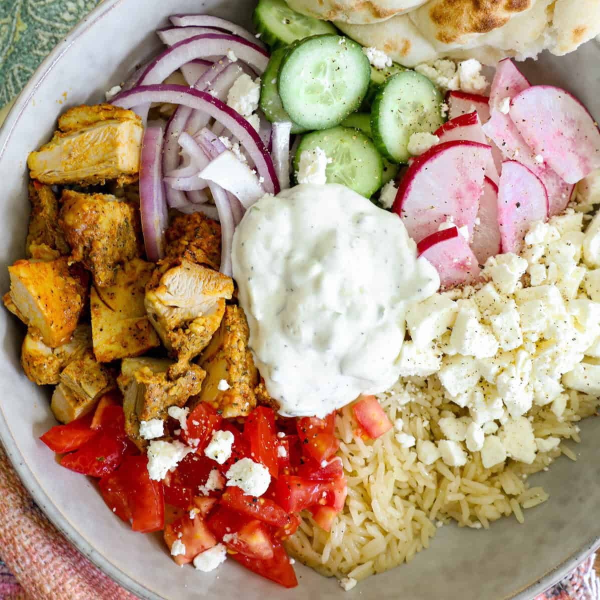 Greek Chicken Bowls