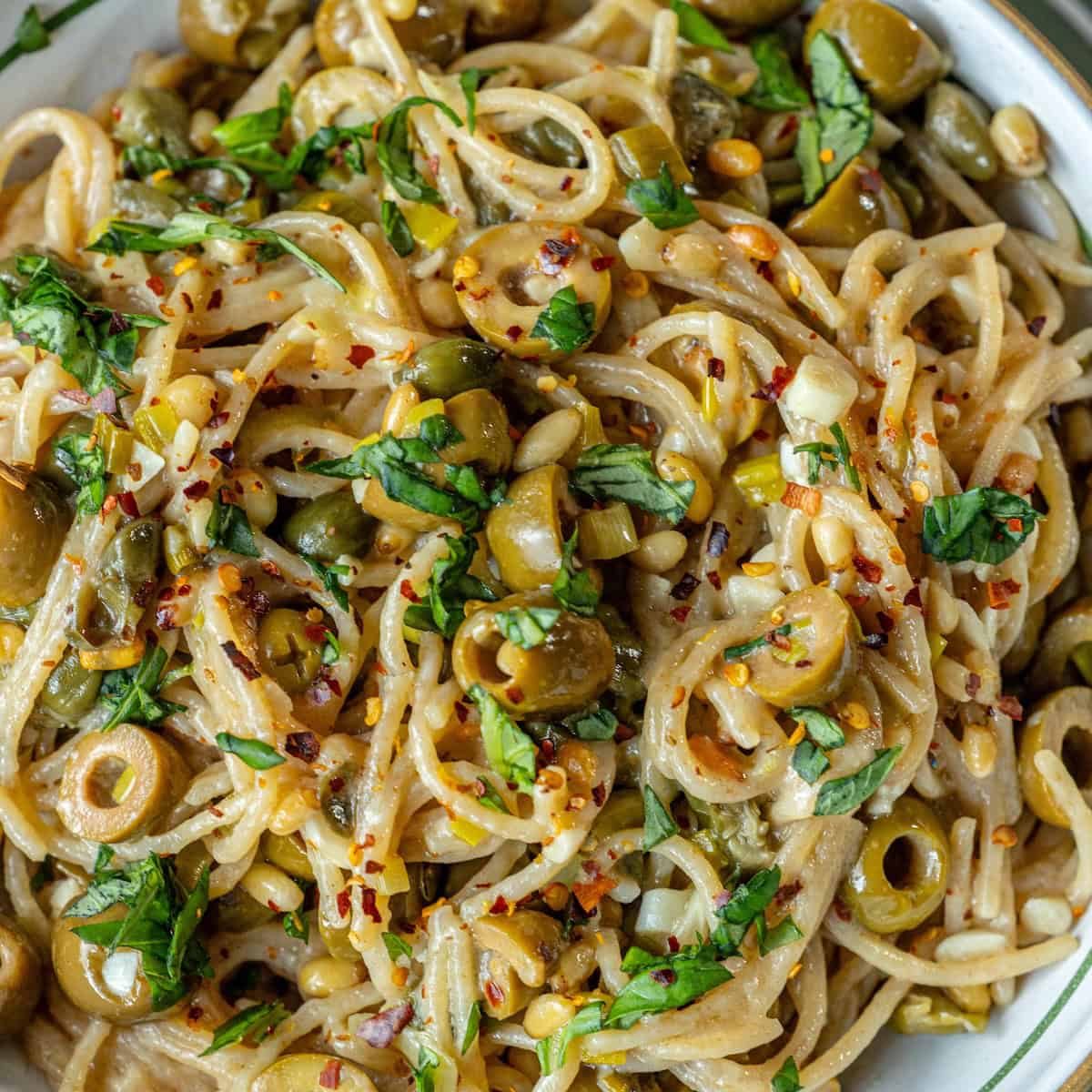 Green Olive Puttanesca