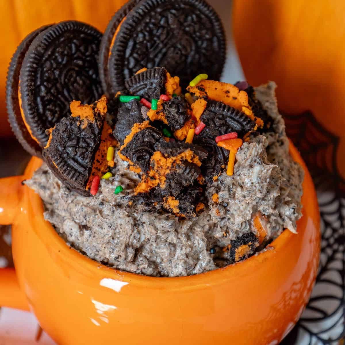 Halloween Oreo Cheesecake Dip