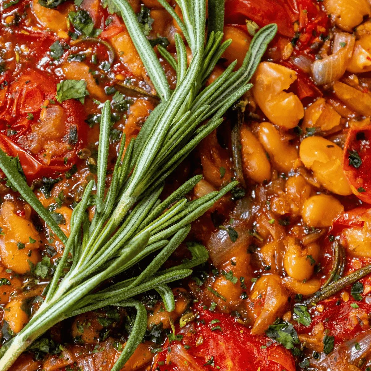 Herbed Brothy White Beans