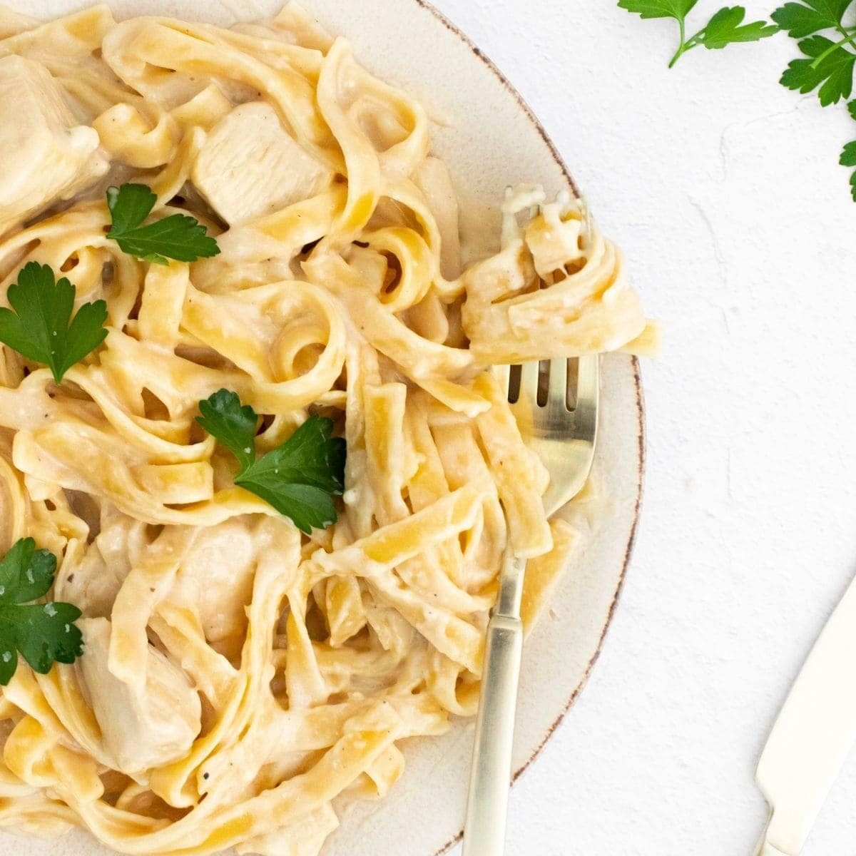Instant Pot Chicken Alfredo