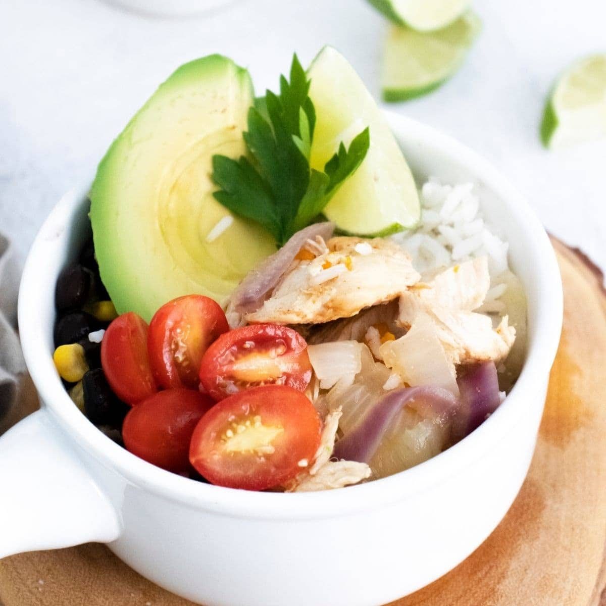 Instant Pot Chicken Fajita Bowls