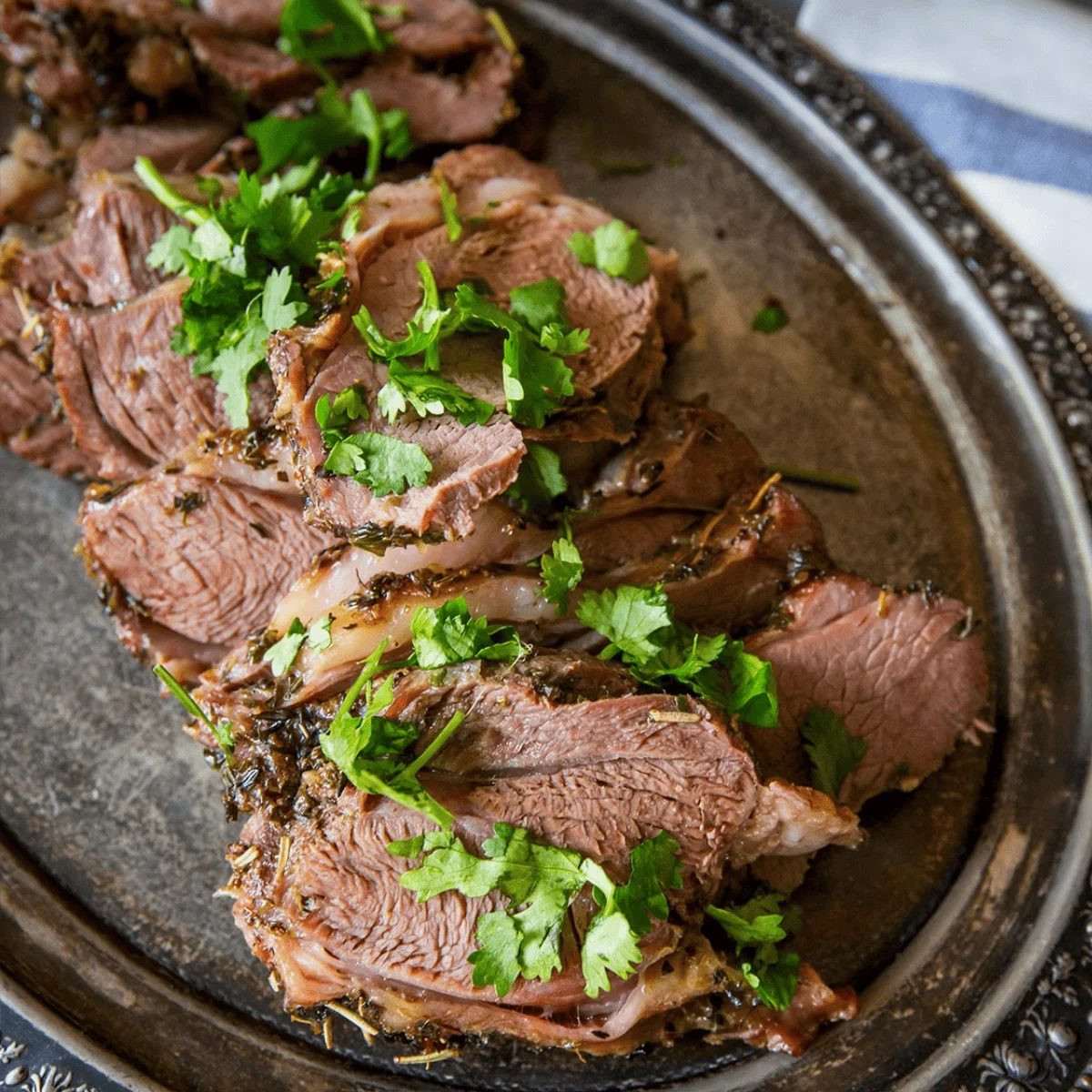 Italian Marinated Leg of Lamb