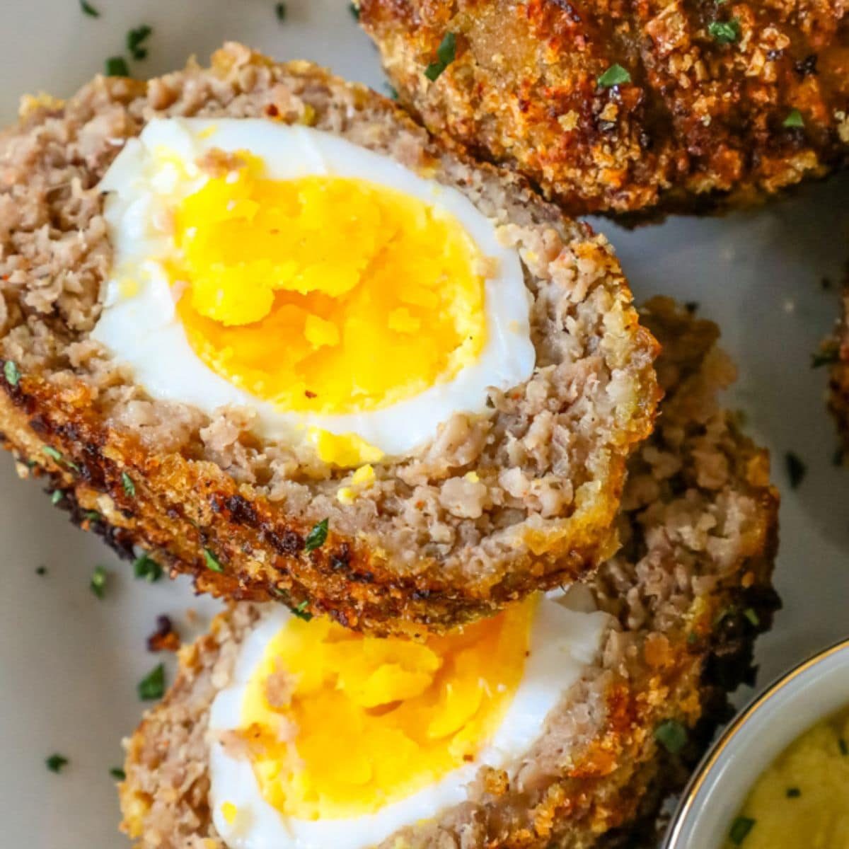 Keto Air Fried Scotch Eggs