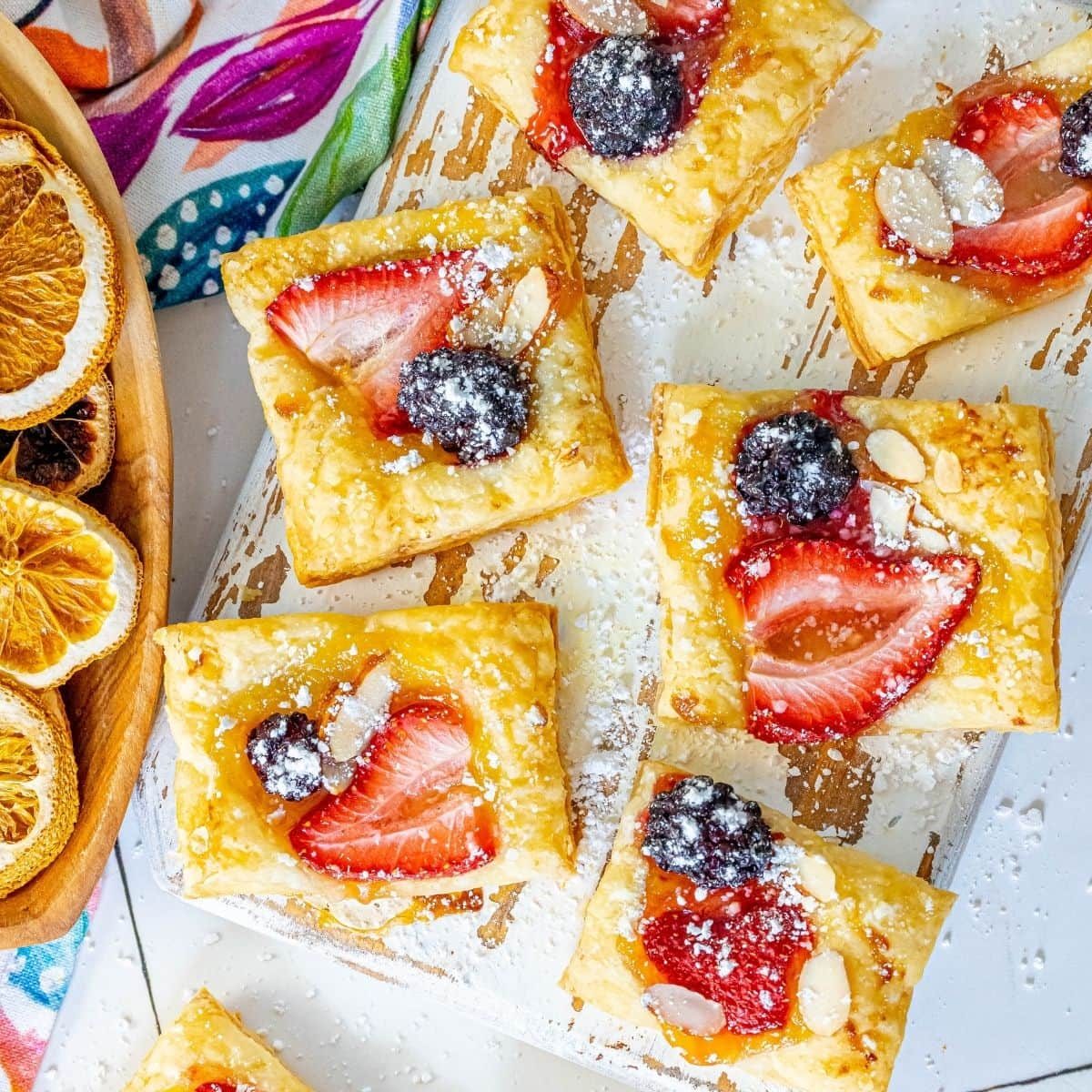 Lemon Berry Baked Tarts