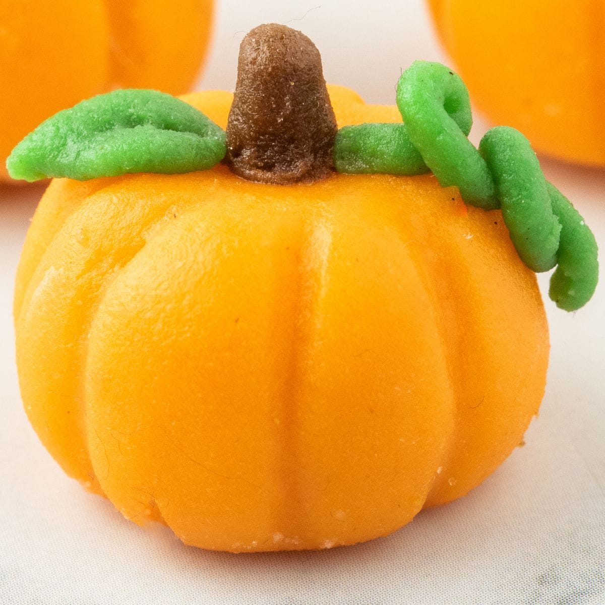 Marzipan Pumpkin Candies
