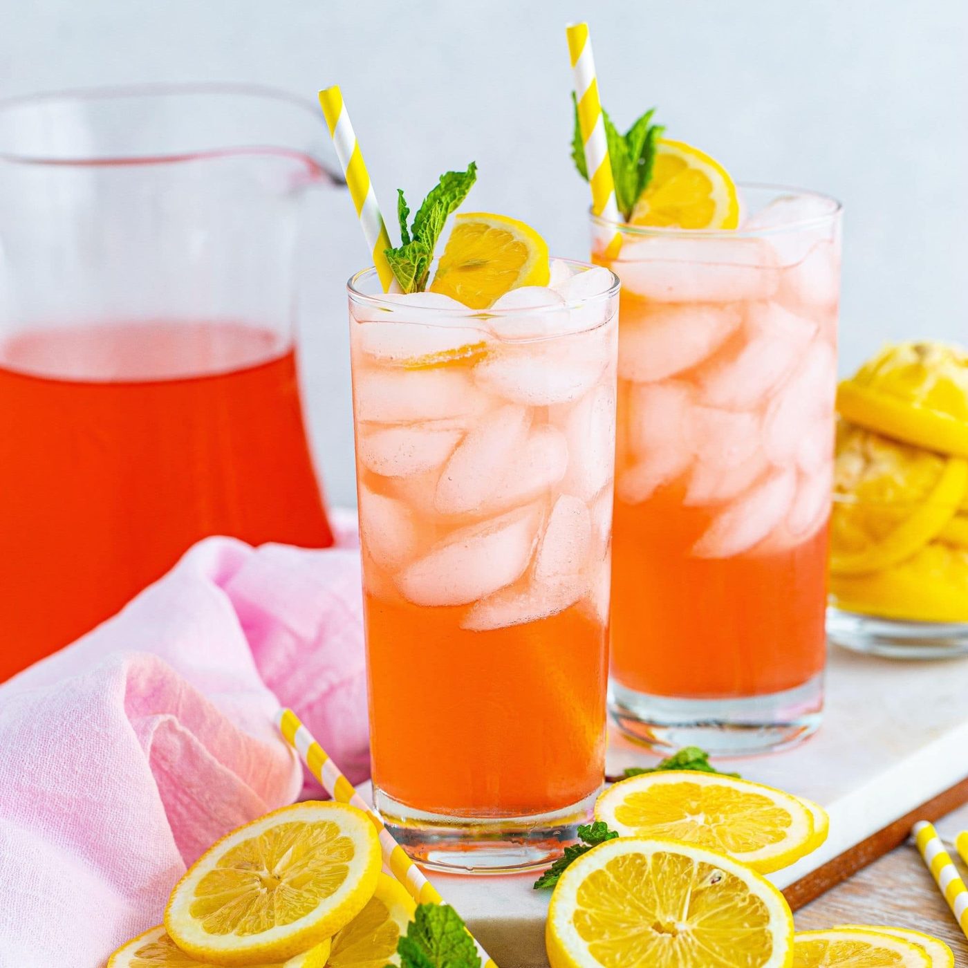 Old Fashioned Pink Lemonade