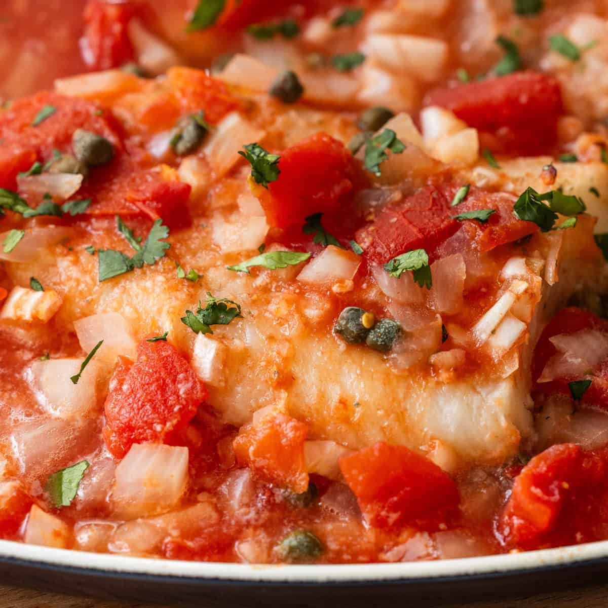 Tuscan Baked Fish