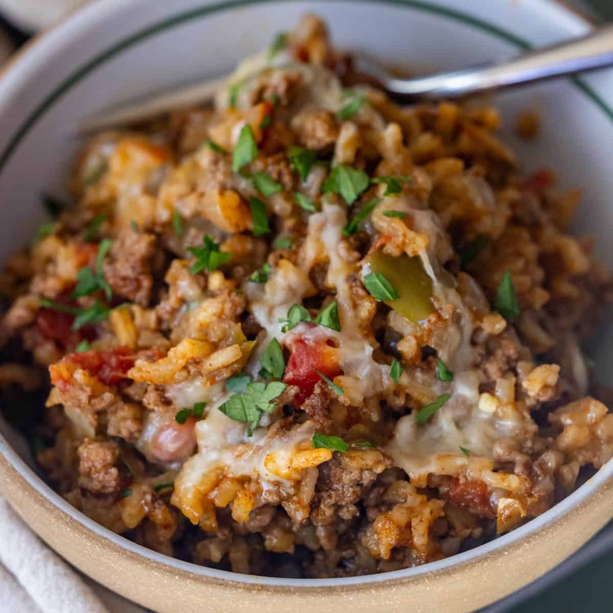 Spicy One Pot Taco Rice