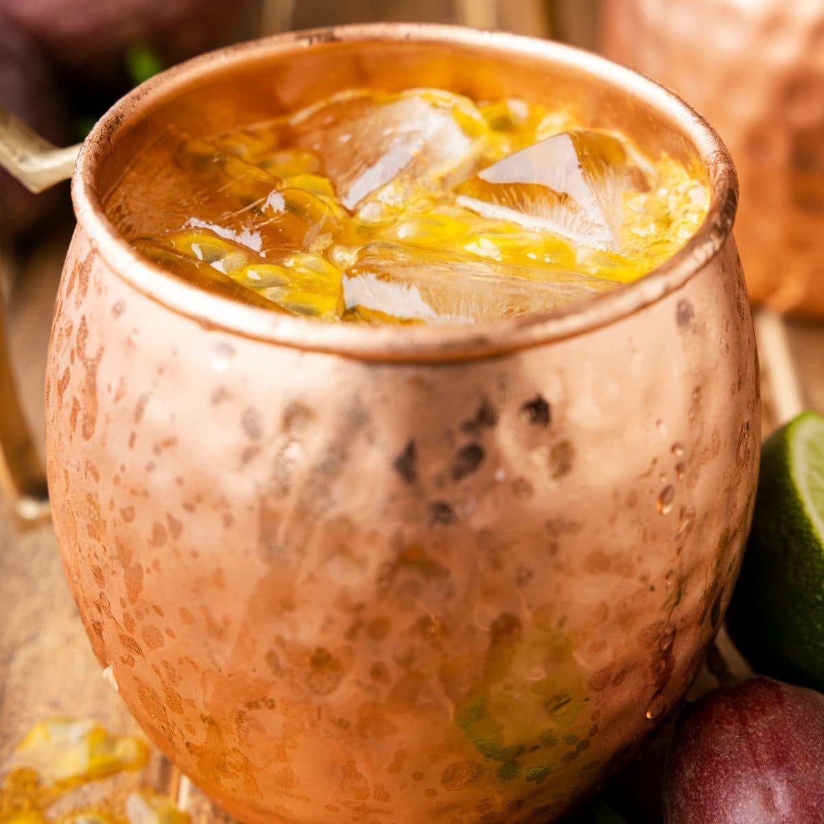 Passion Fruit Dark and Stormy